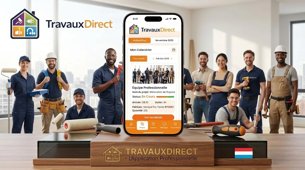 Application TravauxDirect pour les clients