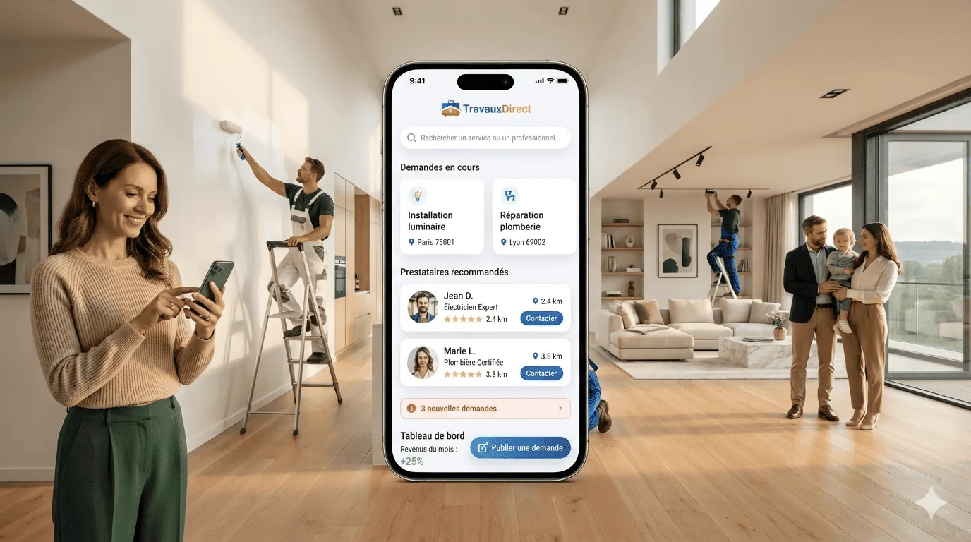 Application TravauxDirect